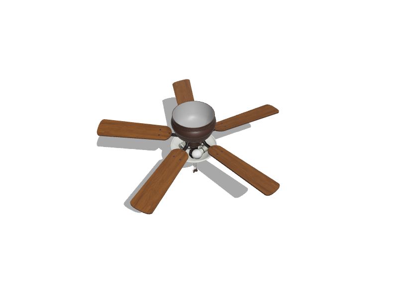 Mayfield 44-in Bronze LED Indoor Flush Mount Ceiling Fan with Light (5-Blade)