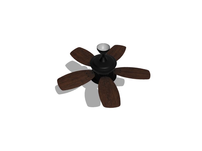 Cedar Shoals 44-in Oil Rubbed Bronze LED Indoor/Outdoor Downrod or Flush Mount Ceiling Fan with Light (5-Blade)