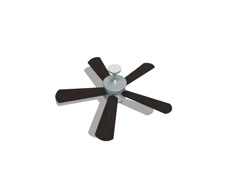 Merrimack II 52-in Galvanized Indoor/Outdoor Ceiling Fan with Light (5-Blade)