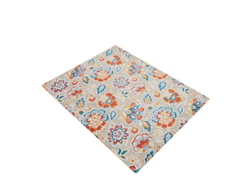 Milano 8 x 10 Color Indoor/Outdoor Floral/Botanical Tropical Area Rug
