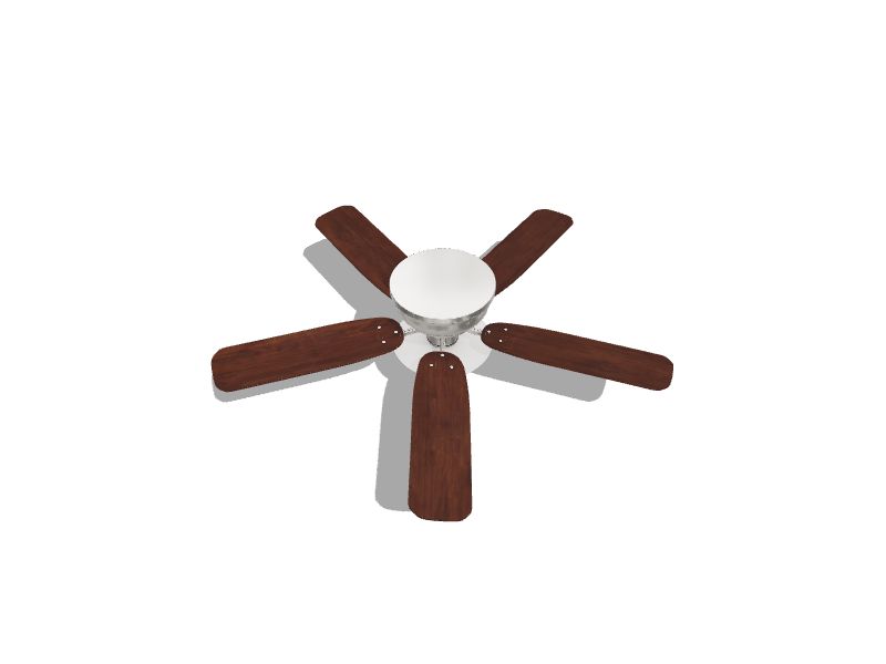 Lake Canton 52-in Brushed Nickel Indoor Flush Mount Ceiling Fan with Light (5-Blade)