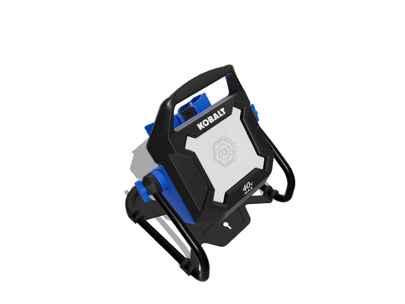 2000-Lumen LED Blue Battery-operated Rechargeable Portable Work Light