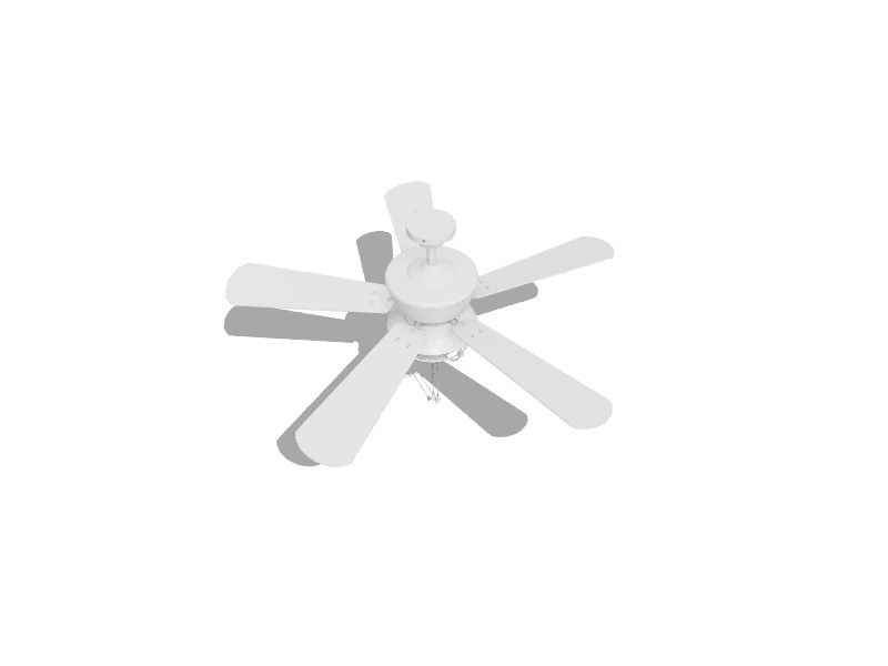 Merrimack II 52-in White Indoor/Outdoor Ceiling Fan with Light (5-Blade)