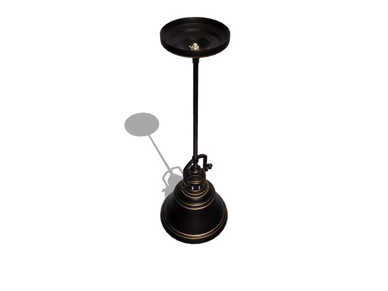 Bronze Industrial Bell Mini Pendant Light
