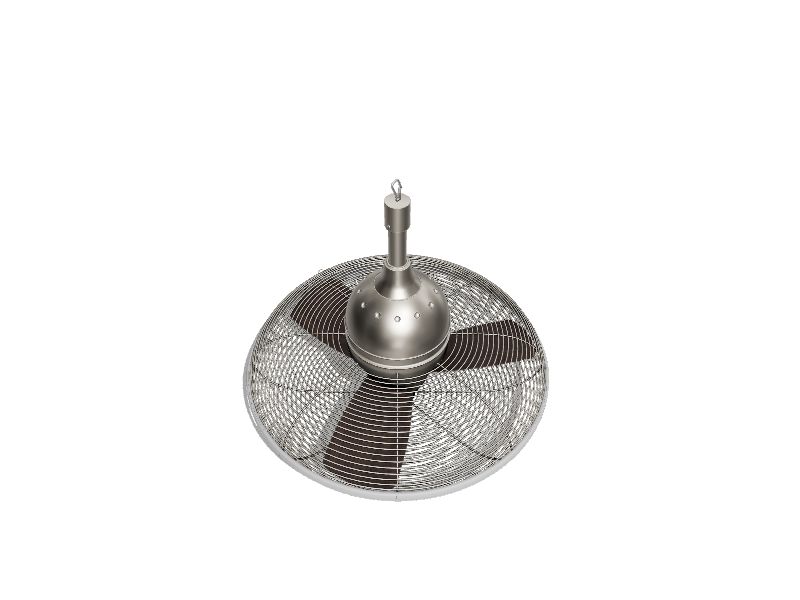 Valdosta 20-in Brushed Nickel Indoor/Outdoor Ceiling Fan (3-Blade)