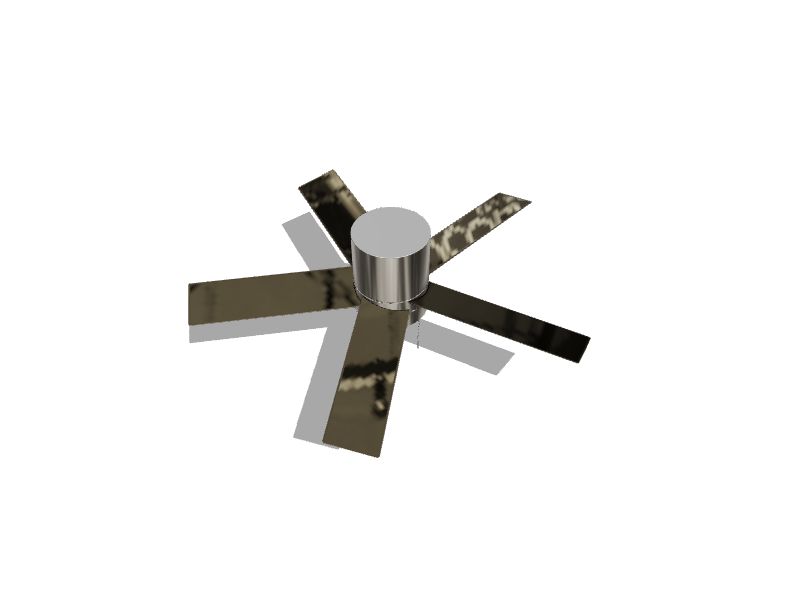 Quonta 52-in Brushed Nickel Integrated LED Indoor Flush Mount Ceiling Fan with Light (5-Blade)
