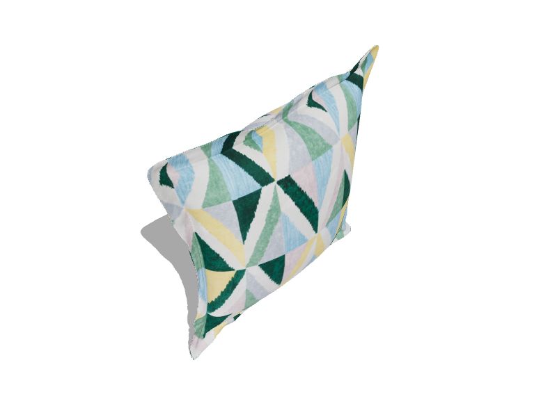 Geometric Geo Diamond Square Throw Pillow
