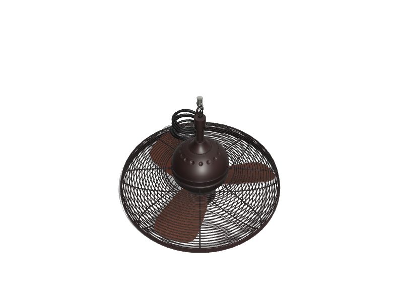 Valdosta 20-in Oil Rubbed Bronze Indoor/Outdoor Ceiling Fan (3-Blade)
