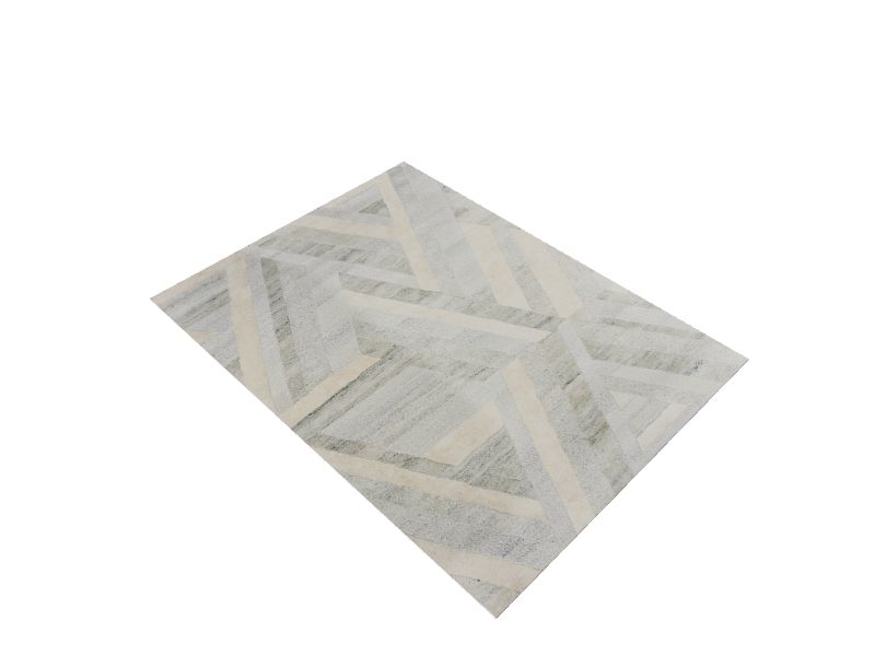 Remi 9 X 12 (ft) Light Grey Indoor Geometric Area Rug