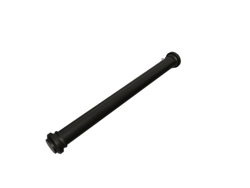Mix and Match 36-in to 72-in Matte Black Steel Single Curtain Rod
